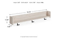 Socalle Light Natural Wall Mounted Coat Rack with Shelf - EA1864-151 - Vega Furniture