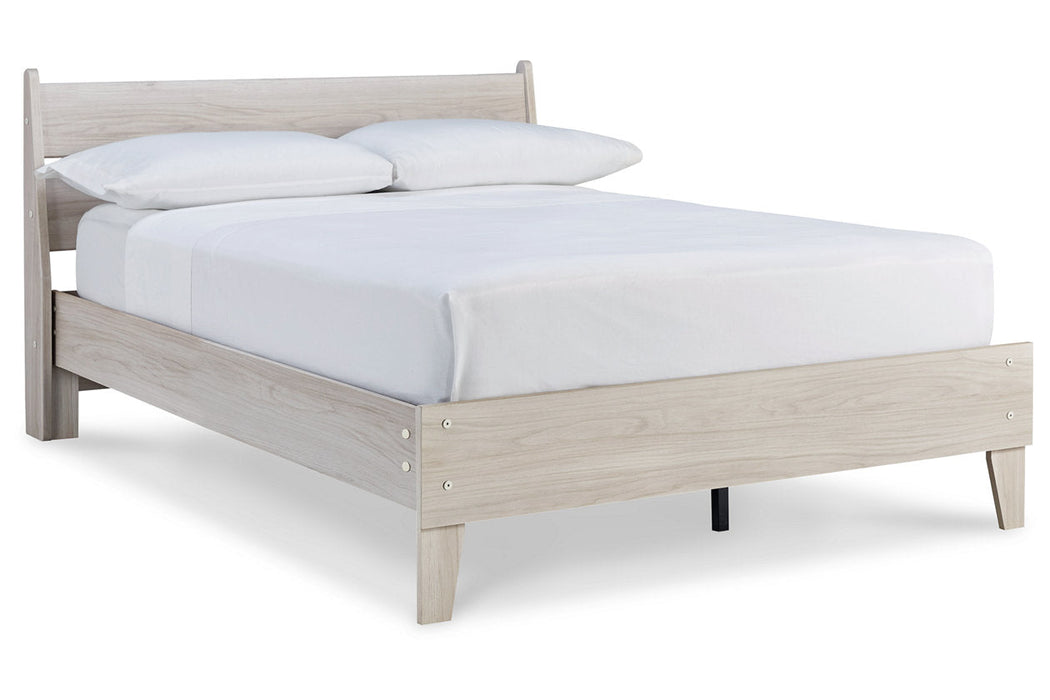Socalle Natural Full Panel Platform Bed - SET | EB1864-112 | EB1864-156 - Vega Furniture