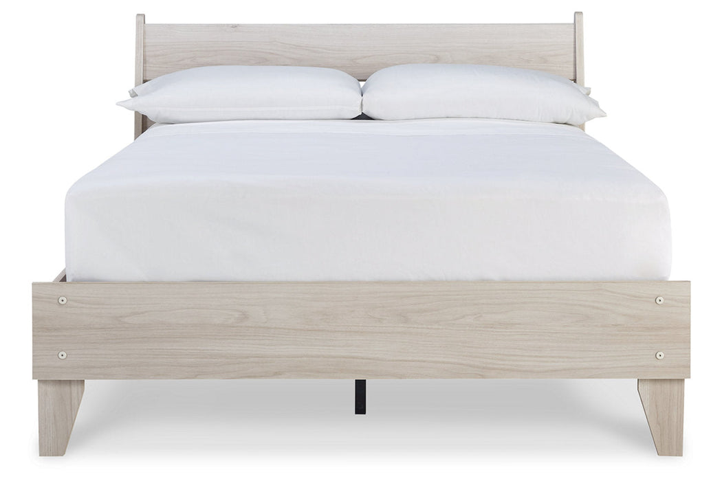 Socalle Natural Full Panel Platform Bed - SET | EB1864-112 | EB1864-156 - Vega Furniture