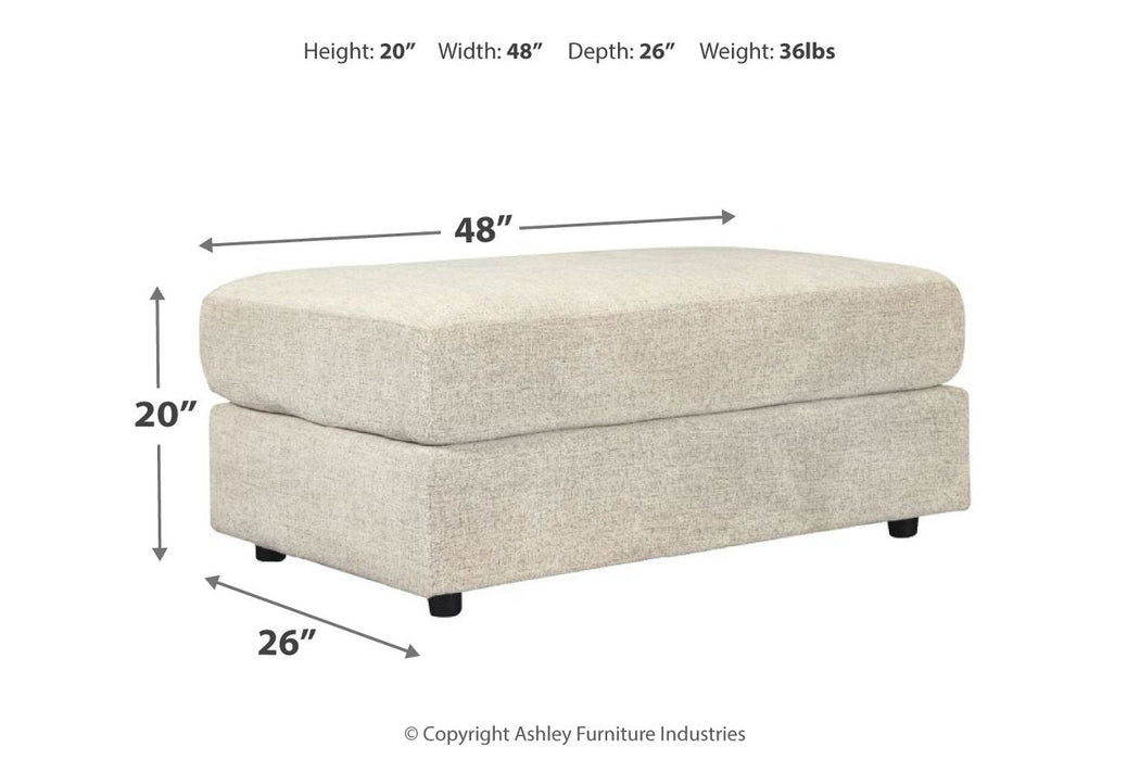 Soletren Stone Oversized Ottoman - 9510408 - Vega Furniture