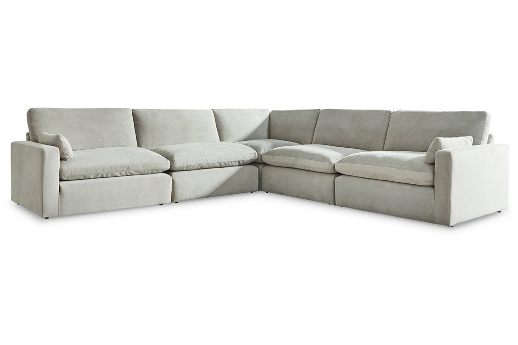 Sophie Gray 5-Piece Sectional - SET | 1570564 | 1570565 | 1570577 | 1570546(2) - Vega Furniture