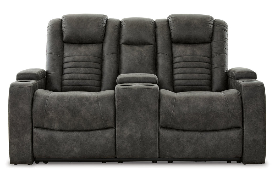 Soundcheck Storm Power Reclining Loveseat with Console - 3060618 - Vega Furniture