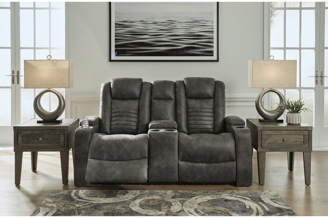 Soundcheck Storm Power Reclining Loveseat with Console - 3060618 - Vega Furniture