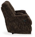 Soundwave Chocolate Reclining Loveseat with Console - 7450294 - Vega Furniture