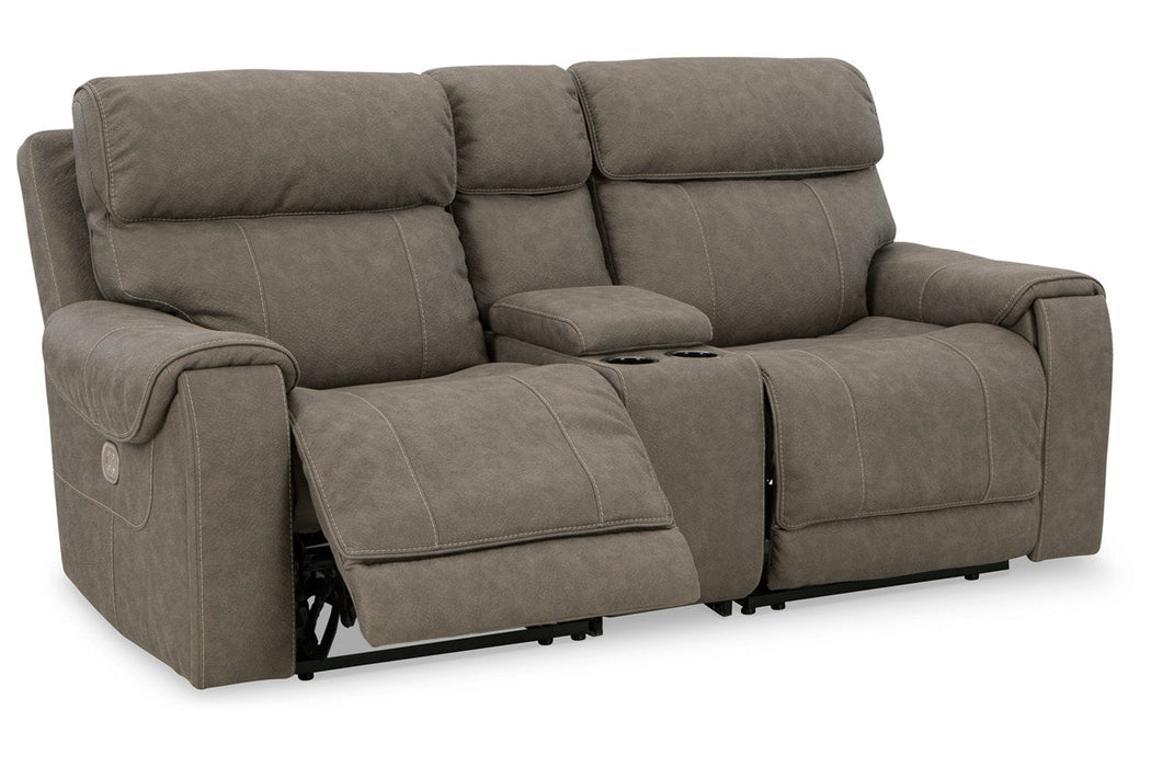 Starbot Fossil 2-Piece Power Reclining Loveseat with Console - SET | 2350157 | 2350158 | 2350162 - Vega Furniture