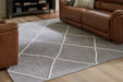 Stardo Gray/Ivory Large Rug - R406271 - Vega Furniture