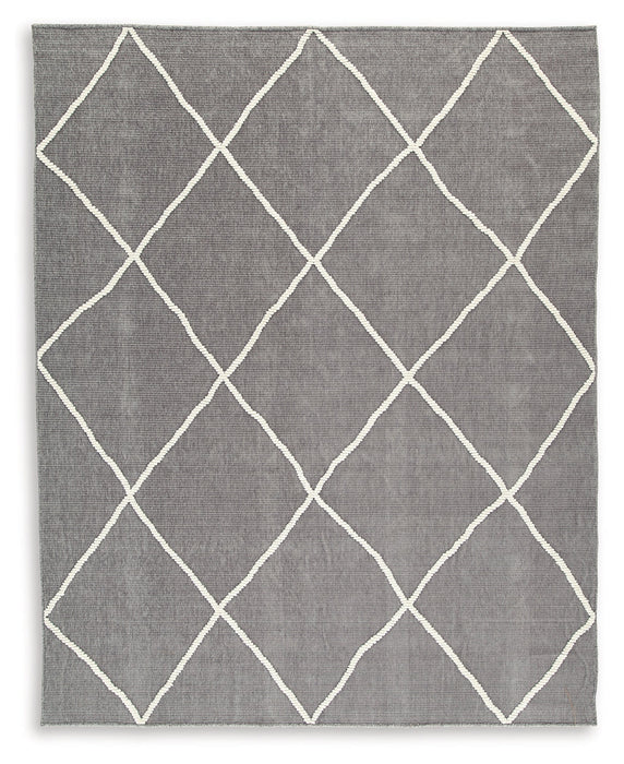 Stardo Gray/Ivory Large Rug - R406271 - Vega Furniture