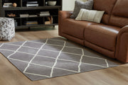 Stardo Gray/Ivory Medium Rug - R406272 - Vega Furniture