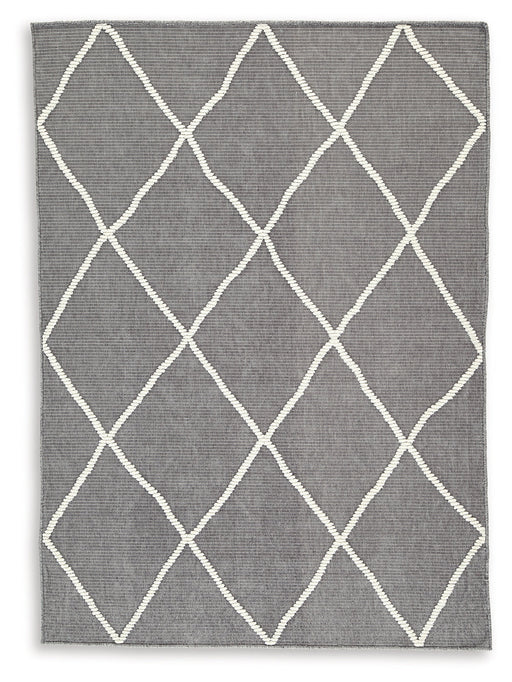 Stardo Gray/Ivory Medium Rug - R406272 - Vega Furniture