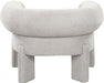 Stefano Polyester Fabric Accent Chair Beige - 482Beige - Vega Furniture