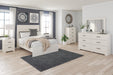 Stelsie White Full Panel Bed - SET | B2588-55 | B2588-86 - Vega Furniture