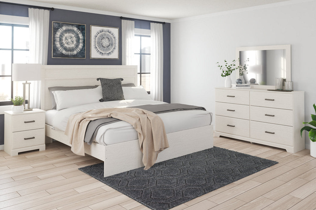 Stelsie White King Panel Bed - SET | B2588-72 | B2588-97 - Vega Furniture