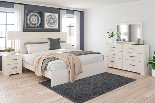 Stelsie White Panel Bedroom Set - SET | B2588-71 | B2588-96 | B2588-92 | B2588-44 - Vega Furniture