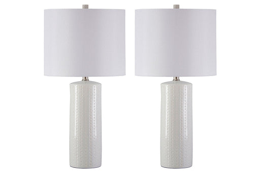 Steuben White Table Lamp, Set of 2 - L177904 - Vega Furniture