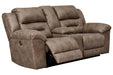 Stoneland Fossil Power Reclining Loveseat with Console - 3990596 - Vega Furniture