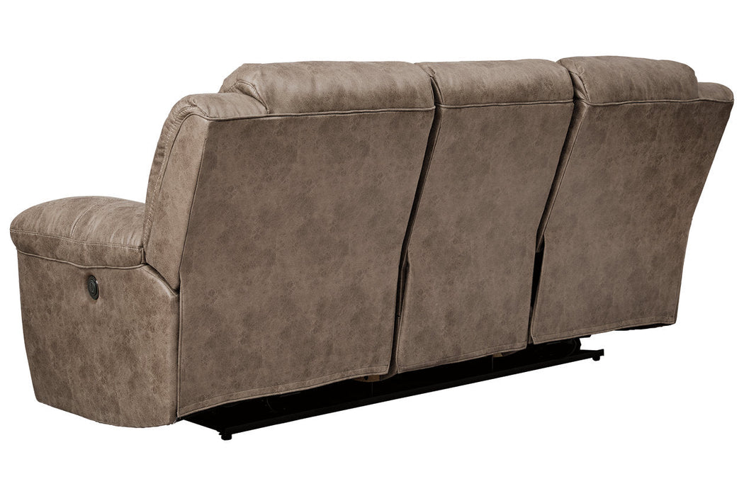 Stoneland Fossil Power Reclining Sofa - 3990587 - Vega Furniture