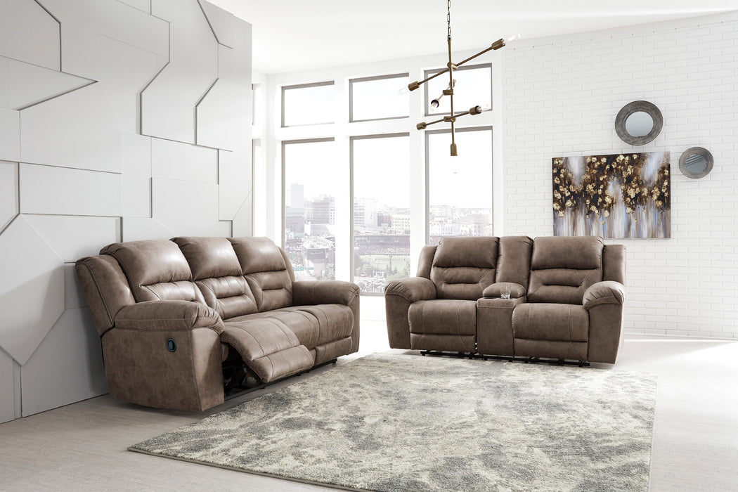 Stoneland Fossil Reclining Living Room Set - SET | 3990588 | 3990594 - Vega Furniture