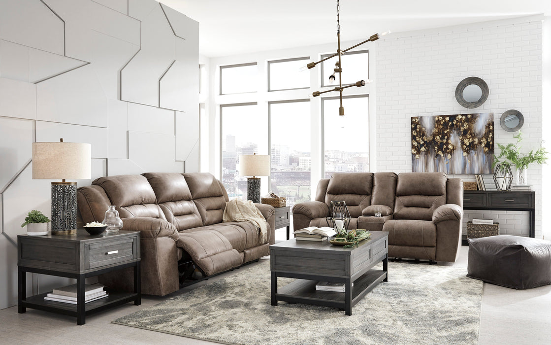 Stoneland Fossil Reclining Living Room Set - SET | 3990588 | 3990594 - Vega Furniture