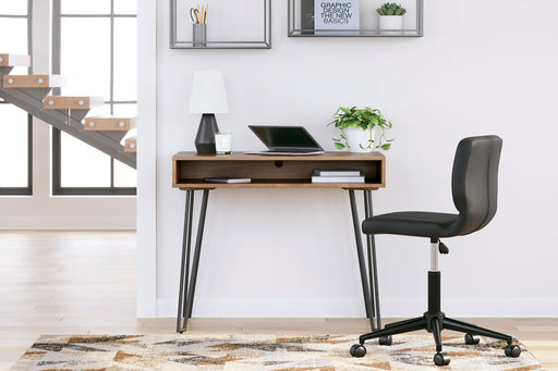 Strumford Brown/Black Home Office Desk - H449-10 - Vega Furniture
