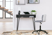 Strumford Charcoal/Black Home Office Desk - H449-110 - Vega Furniture