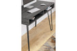 Strumford Charcoal/Black Home Office Desk - H449-114 - Vega Furniture
