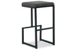 Strumford Gray/Black Bar Height Barstool, Set of 2 - D109-130 - Vega Furniture