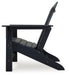 Sundown Treasure Black Adirondack Chair - P008-898 - Vega Furniture