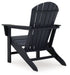 Sundown Treasure Black Adirondack Chair - P008-898 - Vega Furniture