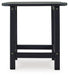 Sundown Treasure Black End Table - P008-703 - Vega Furniture