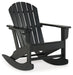 Sundown Treasure Black Outdoor Rocking Chair - P008-827 - Vega Furniture