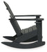 Sundown Treasure Black Outdoor Rocking Chair - P008-827 - Vega Furniture