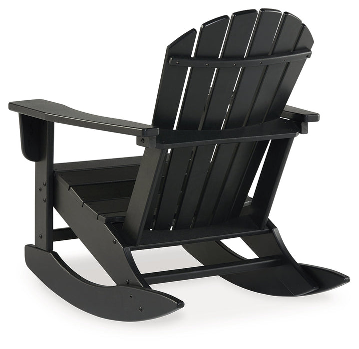 Sundown Treasure Black Outdoor Rocking Chair - P008-827 - Vega Furniture