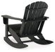 Sundown Treasure Black Outdoor Rocking Chair - P008-827 - Vega Furniture