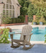 Sundown Treasure Driftwood Outdoor Rocking Chair - P014-827 - Vega Furniture