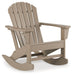 Sundown Treasure Driftwood Outdoor Rocking Chair - P014-827 - Vega Furniture