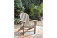 Sundown Treasure Grayish Brown Adirondack Chair - P014-898 - Vega Furniture