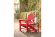 Sundown Treasure Red Adirondack Chair - P013-898 - Vega Furniture