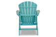 Sundown Treasure Turquoise Adirondack Chair - P012-898 - Vega Furniture