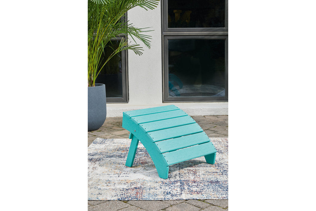 Sundown Treasure Turquoise Ottoman - P012-813 - Vega Furniture