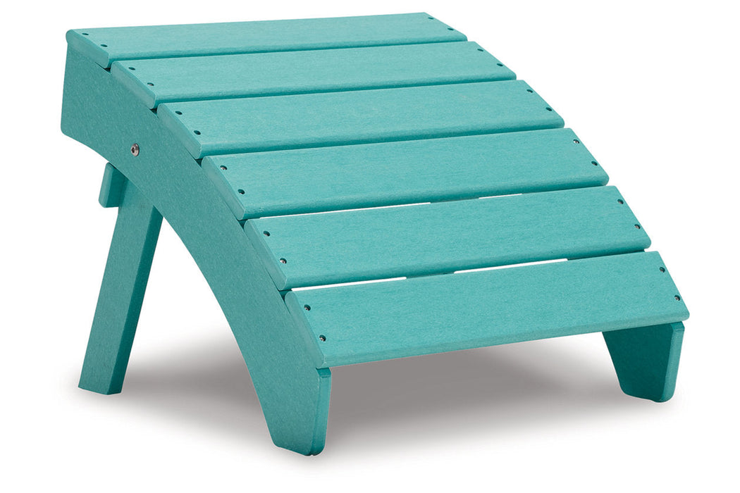 Sundown Treasure Turquoise Ottoman - P012-813 - Vega Furniture