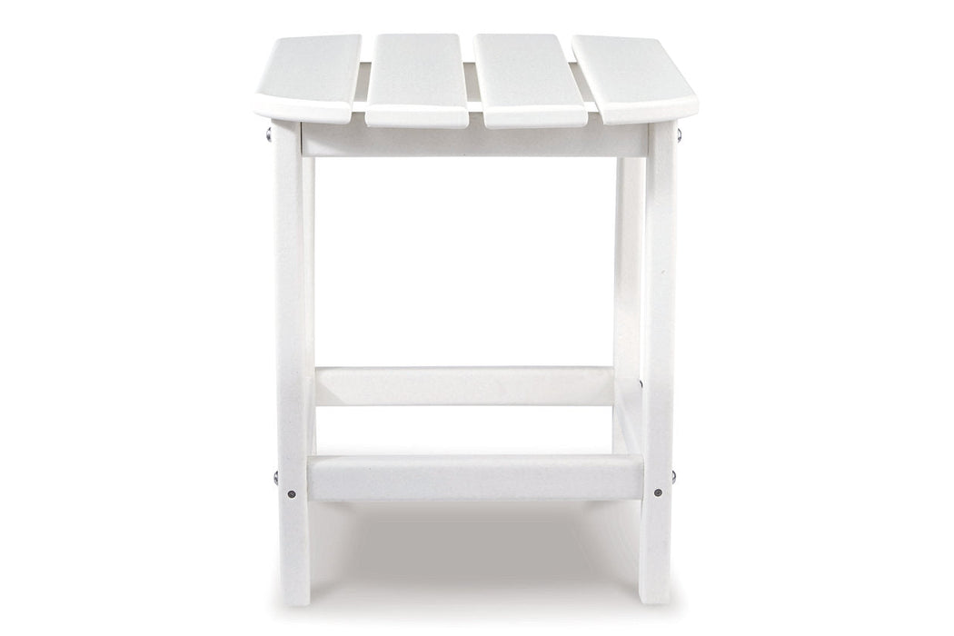 Sundown Treasure White End Table - P011-703 - Vega Furniture