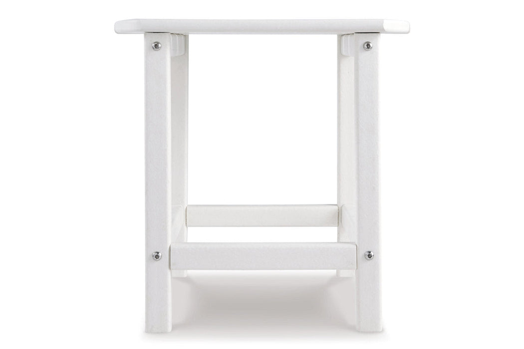 Sundown Treasure White End Table - P011-703 - Vega Furniture
