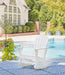 Sundown Treasure White Outdoor Rocking Chair - P011-827 - Vega Furniture