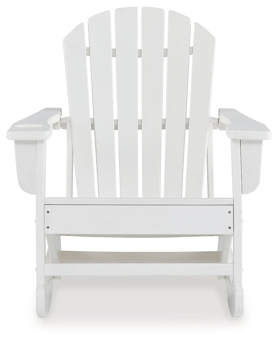 Sundown Treasure White Outdoor Rocking Chair - P011-827 - Vega Furniture