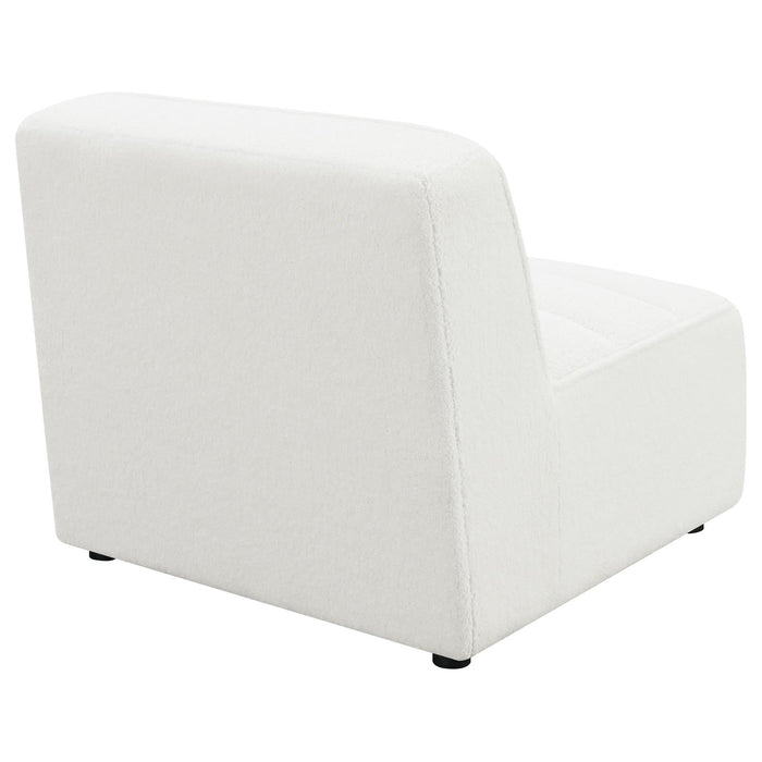 Sunny Natural Upholstered Armless Chair - 551621 - Vega Furniture