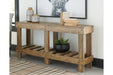 Susandeer Brown Sofa/Console Table - A4000219 - Vega Furniture