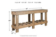 Susandeer Brown Sofa/Console Table - A4000219 - Vega Furniture