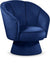 Swanson Blue Velvet Accent Chair - 545Navy-C - Vega Furniture