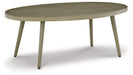Swiss Valley Beige Outdoor Coffee Table - P390-700 - Vega Furniture