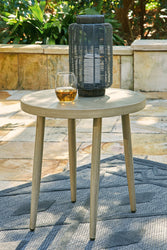 Swiss Valley Beige Outdoor End Table - P390-706 - Vega Furniture